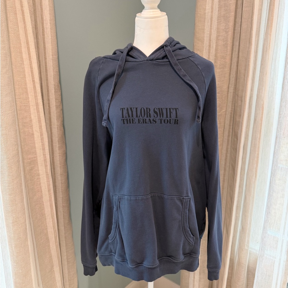 Taylor Swift The Eras Tour 2023-2024 Dark Blue Hoodie Size Large